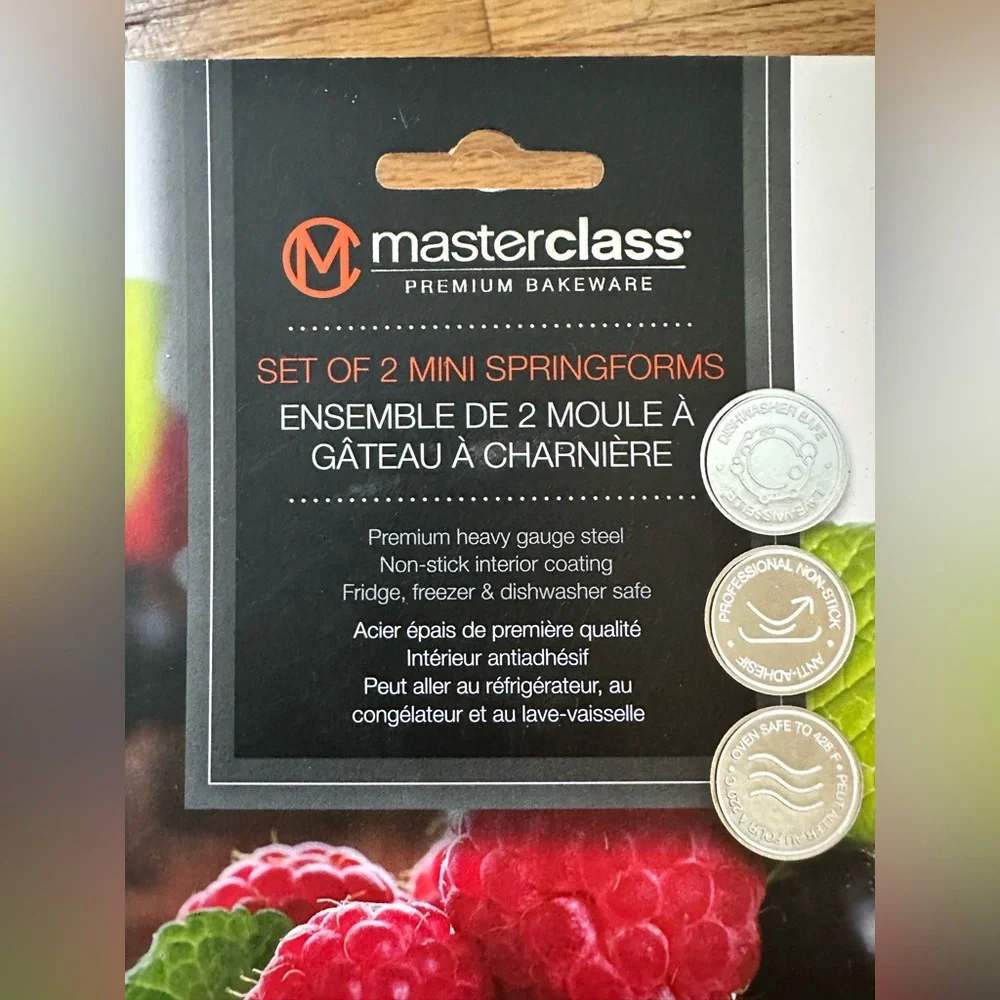 NEW Masterclass Mini Springform Pans - 2 pack - Picture 4 of 5